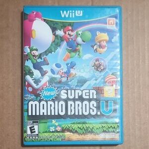 Nintendo Wii U Blue New Super Mario Bros U Game